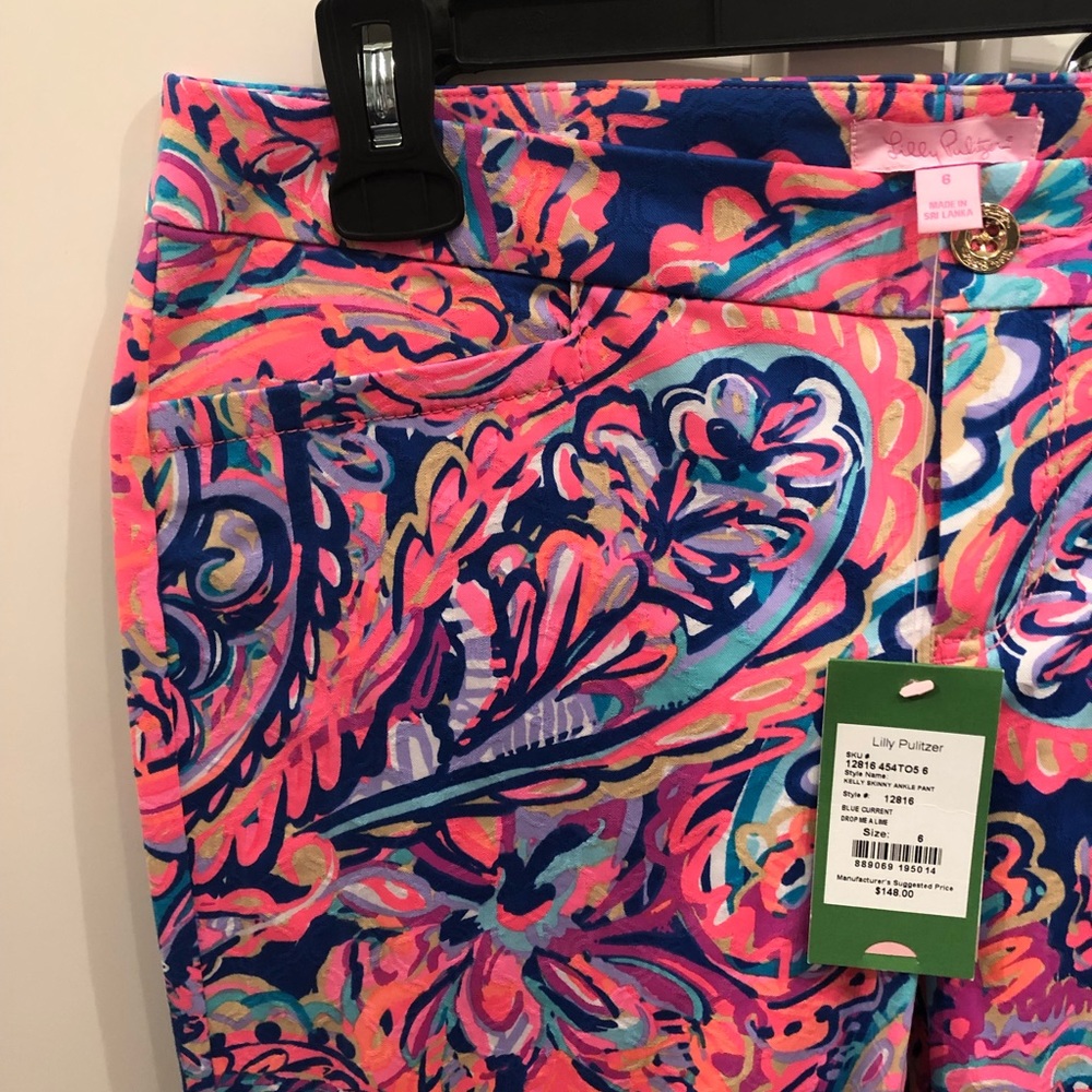 Lilly Pulitzer, NWT, Kelly Skinny Ankle Pant